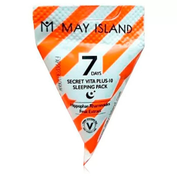 Нічна маска для обличчя May Island 7 Days Secret Vita Plus-10 Sleeping Pack, 5 g