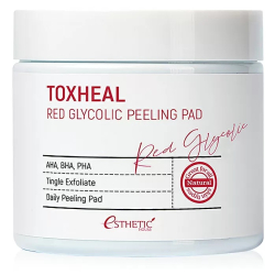 Пілінг-диски для обличчя Esthetic House Toxheal Red Glycolic Peeling Pad, 100 шт