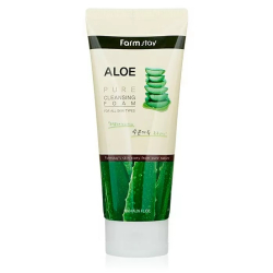 Очищаюча пінка для обличчя FarmStay Aloe Pure Cleansing Foam, 180 ml