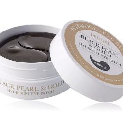 Гідрогелеві патчі під очі Petitfee Black Pearl & Gold Hydrogel Eye Patch, 60 шт
