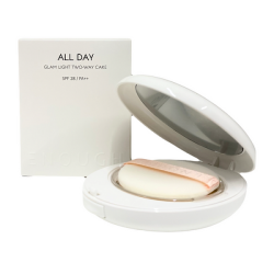 Пудра для обличчя Enough All Day Glam Light Two-Way Cake SPF 28 PA++ - 10 г*2шт (ВІДТІНОК: № 13)