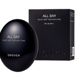 Пудра для обличчя Enough All Day Velvet Soft Two-Way Cake SPF 28 PA++ - 10 г*2шт (ВІДТІНОК: № 21)