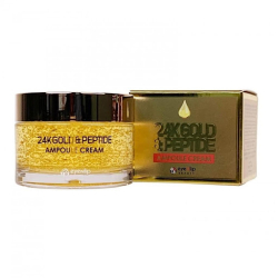 Антивіковий ампульний крем EYENLIP 24K GOLD & PEPTIDE AMPOULE CREAM, 50 ml