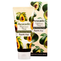Пінка для вмивання FarmStay Avocado Premium Pore Deep Cleansing, 180 ml
