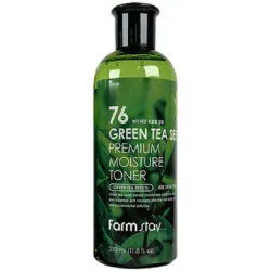 Тонер для обличчя із насінням зеленого чаю FARMSTAY 76 GREEN TEA SEED PREMIUM MOISTURE TONER, 350 ml