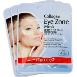 Тканинні патчі для області навколо очей з колагеном PUREDERM Collagen Eye Zone Mask, 30 шт
