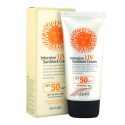 Сонцезахисний крем 3W CLINIC Intensive UV Sunblock Cream SPF50+ PA+++, 70 ml