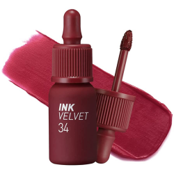 Матовий тінт для губ PERIPERA INK VELVET #034 SMOKY RED, 4 g