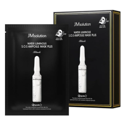 Відновлювальна маска JM SOLUTION MARINE WATER LUMINOUS S.O.S AMPOULE MASK PLUS Black, 1 шт