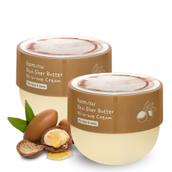 Живильний крем-батер для тіла FARMSTAY REAL SHEA BUTTER ALL-IN-ONE CREAM, 300 ml