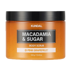 Скраб для тіла KUNDAL Macadamia & Sugar Body Scrub Pink Grapefruit, 550 g