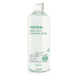 Міцелярна вода для зняття макіяжу Esthetic House Toxheal Green Mild Cleansing Water, 530 ml