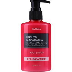 Зволожуючий лосьйон для тіла KUNDAL Honey & Macadamia Body Lotion Pink Grapefruit, 500 ml