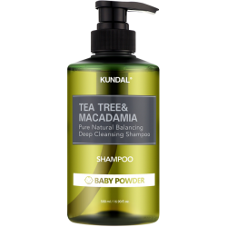 Шампунь проти лупи KUNDAL Tea Tree & Macadamia Deep Cleansing Shampoo Baby Powder