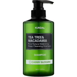 Шампунь проти лупи KUNDAL Tea Tree & Macadamia Deep Cleansing Shampoo Cherry Blossom