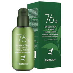 Сироватка для обличчя FARMSTAY 76% GREEN TEA CALMING FACIAL SERUM, 100 ml