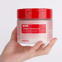 Пілінг-педи з лактобактеріями MEDIPEEL Red Lacto Collagen Peeling Pad, 70 шт