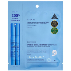 Зволожувальна двоетапна маска для обличчя VT Cosmetics Hydrop Reedle Shot 300hL 2Step Mask, 1 шт